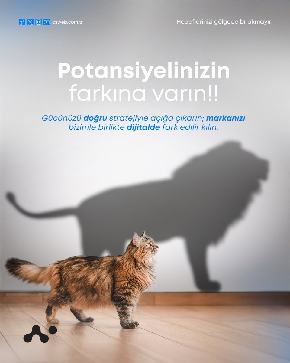 CsWebyazilim's tweet image. Potansiyelinizin farkına varın.
Doğru stratejiyle markanızı dijitalde öne çıkarın.
Hedeflerinizi gölgede bırakmayın; CsWeb ile dijitalde fark yaratın.
🌐 csweb.com.tr | 📧 info@csweb.com.tr | 📞 0532 480 43 66
#CsWeb #DijitalAjans #WebTasarım #DijitalPazarlama