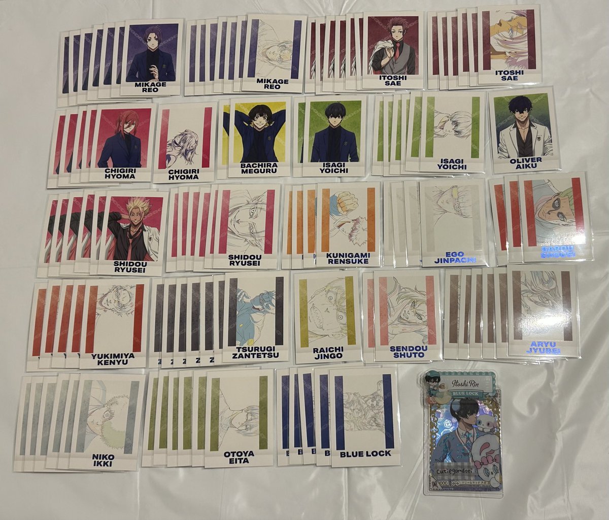 【交換/譲渡】ブルーロック ブルーロック展 エゴ展 ぱしゃこれ PREMIUM

【譲】玲王 冴 千切 潔 士道 愛空 蜂楽 閃堂 國神 乙夜 絵心 馬狼 雪宮 蟻生 剣城 二子 雷市
【求】凛 (KV/線画) &gt; 七星 &gt; 110円/枚+送料

⭐︎ALTに条件記載
⭐︎プロカ内日程手渡し/郵送