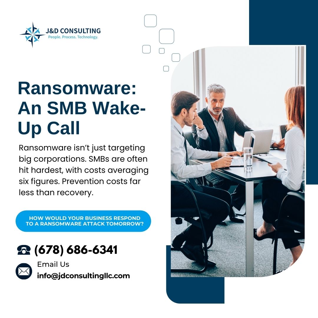jdconsulting1's tweet image. Ransomware isn’t just a “big business” problem—SMBs are hit hardest, with recovery often costing six figures. 💻⚠️ Prevention costs far less than recovery. 

👉 How would your business respond if an attack hit tomorrow?

#JDConsulting #CyberSecurity #RansomwareProtection