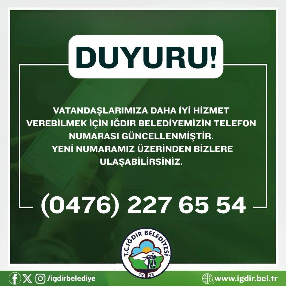 Iğdır Belediyesi (@igdirbelediye) on Twitter photo 