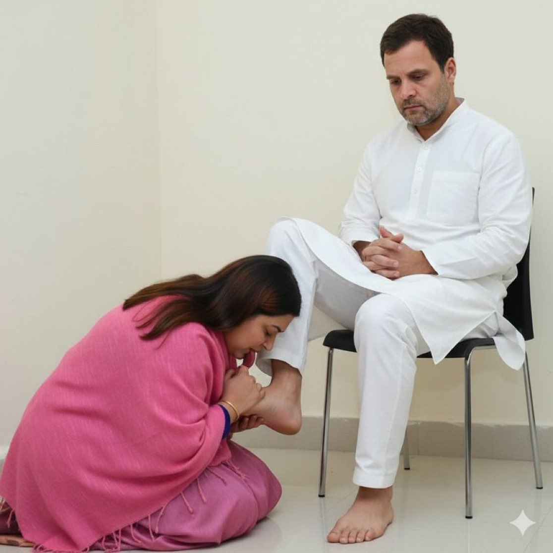 गाजियाबाद का एक मुस्लिम युवक सऊदी अरब में रह रहा था, उसने वहीं रहते हुए <a href="/myogiadityanath/">Yogi Adityanath</a> की फोटोशाप्ड तस्वीर पोस्ट की थी। वह जब वापस लौटा तो <a href="/Uppolice/">UP POLICE</a> ने उसे गिरफ्तार कर लिया, उसे पीट-पीट कर लंगड़ा कर दिया।

अब इस तस्वीर को देखिए! एआई द्वारा तैयार यह तस्वीर भाजपा आईटी सेल के