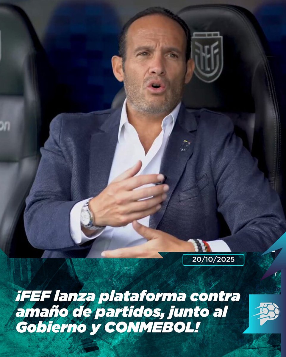 FedePostera's tweet image. ¡Todos contra el amañ0 de partidos! Francisco Egas, presidente de la #FEF, anunció que la entidad lanzará una plataforma para combatir el arreglo de encuentros en nuestro fútbol. Este proyecto tendrá el respaldo del Gobierno Nacional y de la CONMEBOL. Además, desde la Asamblea se…