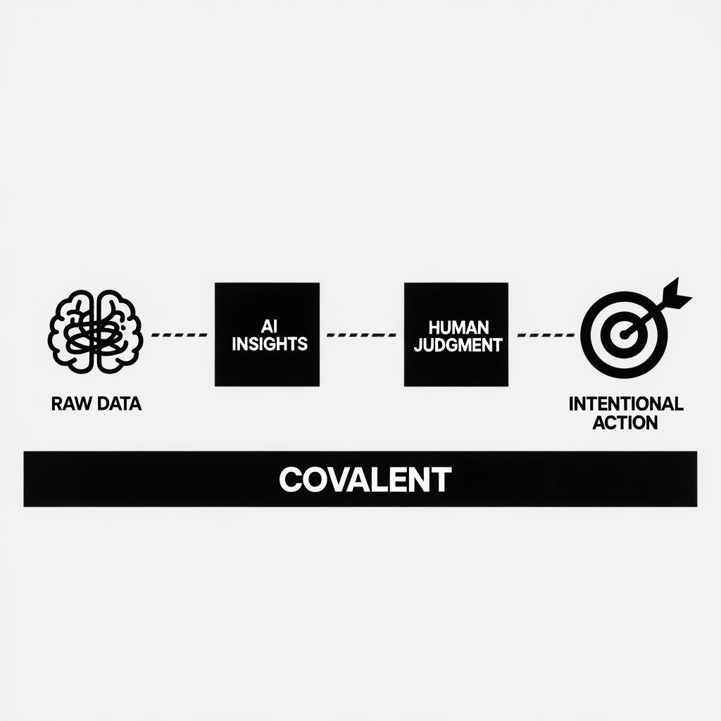When data starts to make sense, decisions follow naturally. That’s the moment when AI doesn’t replace humans, it amplifies them.

<a href="/Covalent_HQ/">Covalent</a> has built the kind of foundation where insights aren’t just automated, they’re trusted.

When data, AI, and human judgment align, every