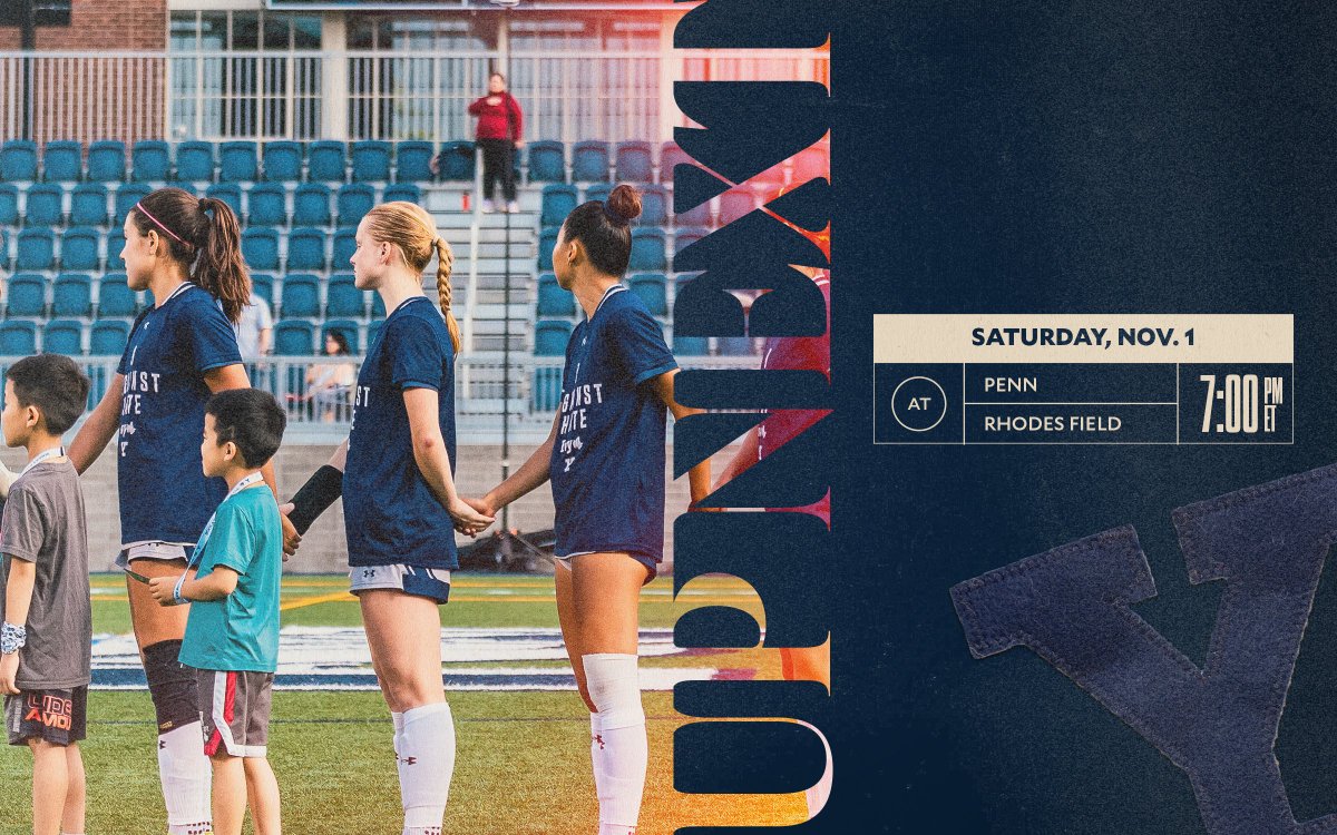 Up next ➡️closing out the regular season at Penn!

#ThisIsYale