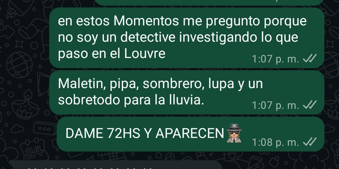 72hs te pido @Louvre