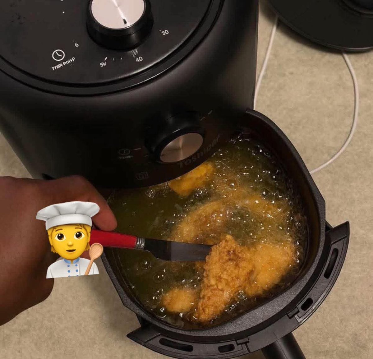 ResilienceX3's tweet image. I finally learned how to use my air fryer