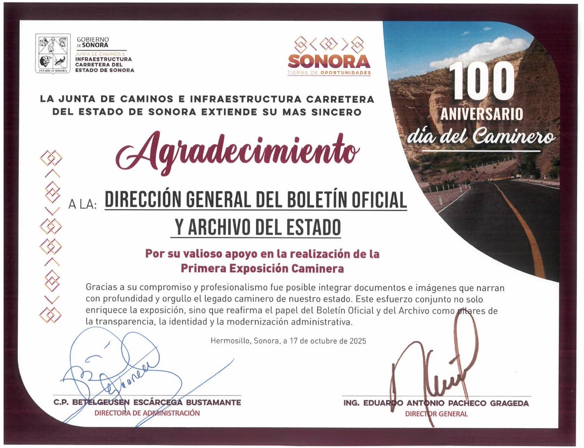 Siempre es un gusto colaborar con las diversas dependencias del gobierno, como en esta ocasiones con la Junta de Caminos e Infraestructura Carretera, quienes por cierto tienen uno de las mejores equipos de trabajo en gestión documental de la entidad. 

#AGES #Sonora