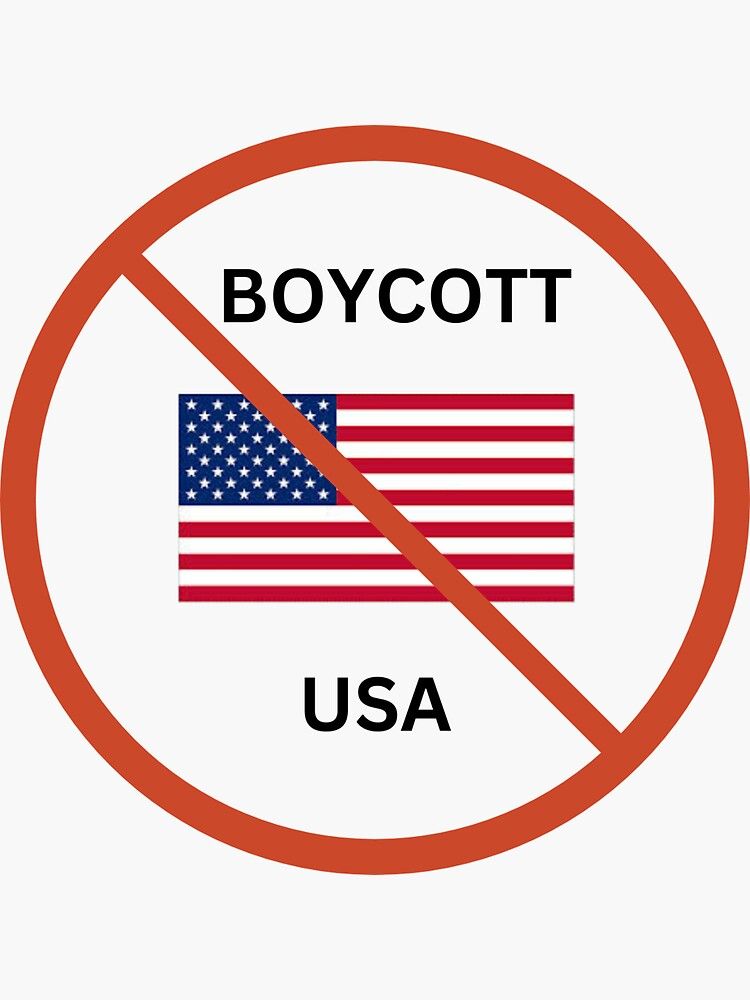 The international boycott on the US under Trump continues. We call on our international allies to continue boycotting the United States. Canada alone has reduced alcohol purchases by 85%. 

The US is welcome to join us by launching a general strike. #3E #BoycottUSA