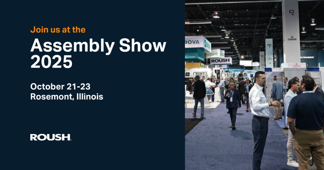 Will we see you at the ASSEMBLY Show this week? Find us at booth #1014 to learn more about how Roush inspires and creates the extraordinary. We look forward to seeing you there!