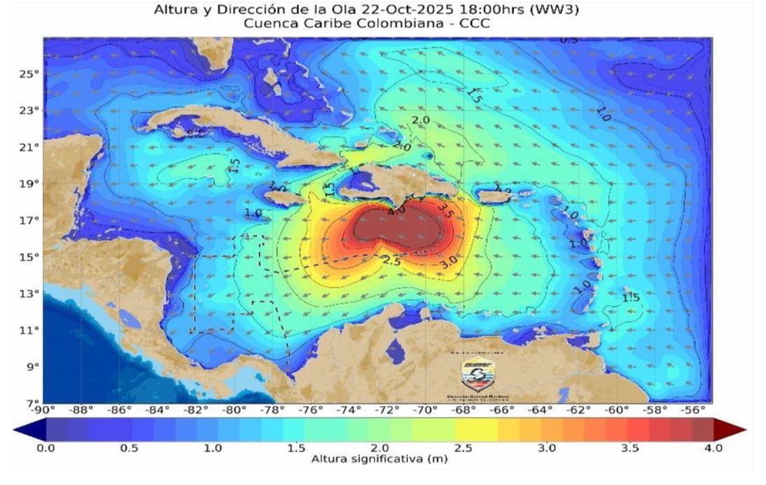 🛑Sistema de Alertas Tempranas de Corpoguajira informa sobre posibles afectaciones por onda tropical AL98 en el Caribe colombiano

🌫El Sistema de Alertas Tempranas de Corpoguajira informa que, con base en la en la actualización oficial emitida por el Instituto de Hidrología, 🧵