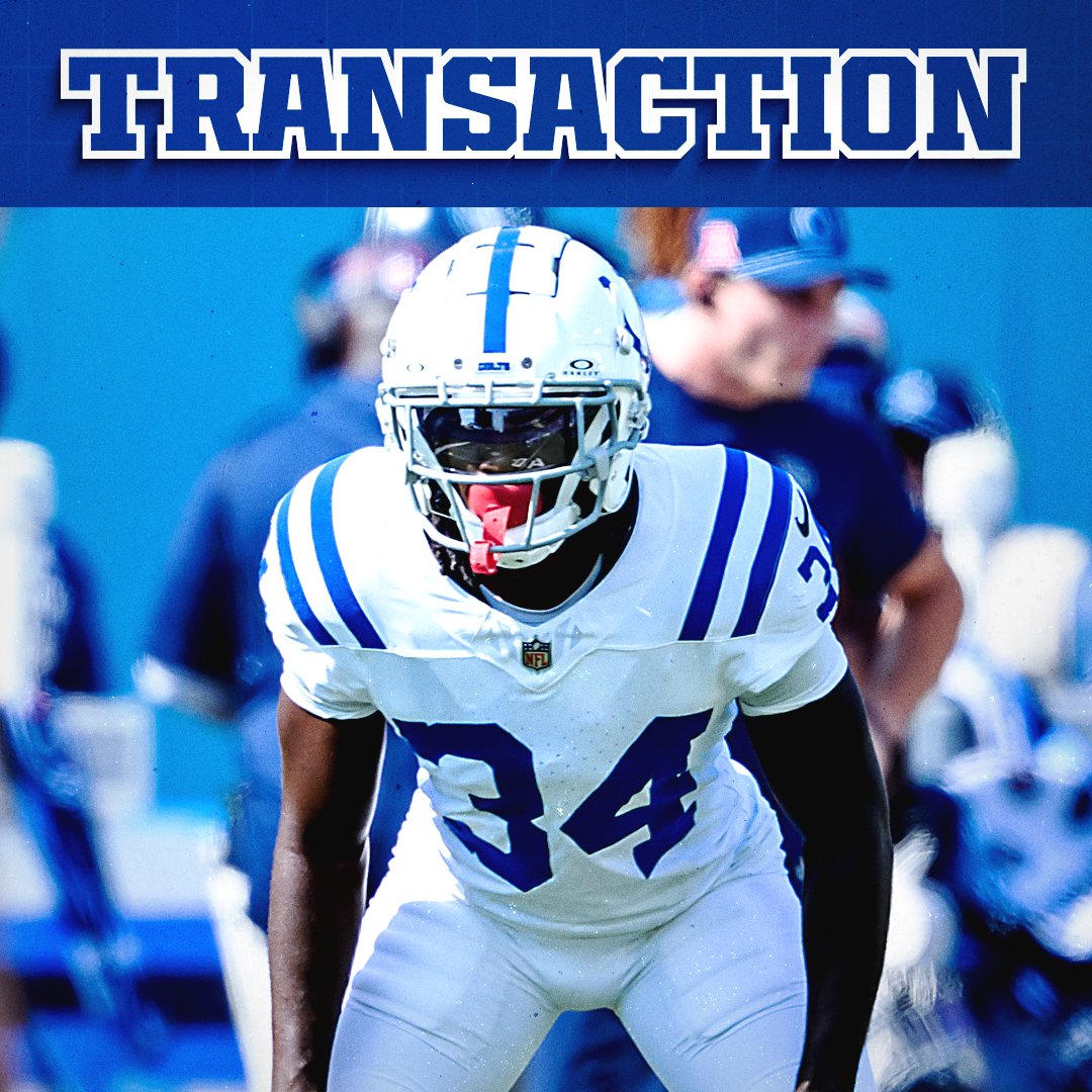 we have signed CB David Long Jr. to the practice squad. 