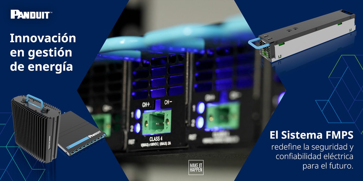 DDR_Mexico's tweet image. Conoce el #FMPS de #Panduit, un sistema con gestión de fallas que al detectar una anomalía, corta el #SuministroEléctrico de forma automática, convirtiéndolo en la opción más segura para numerosas aplicaciones sensibles⚡️ qrco.de/FMPS 

¡Contáctanos!📲

#EnergiaClase4
