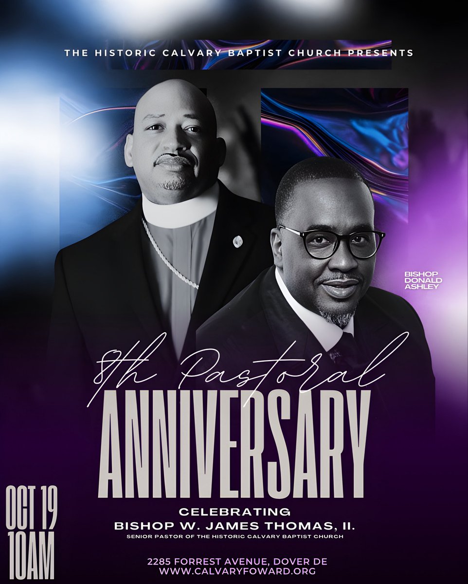 8 years ago, October 15, 2017, I preached my last sermon at Shiloh Church of Memphis, the church that grew me. On October 17, 2017, I officially began the next chapter of my life as Senior Pastor of the historic Calvary Baptist Church, the church that continues to groom me.