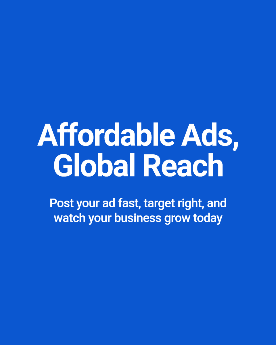 hireprosorg's tweet photo. Cost-effective advertising for small businesses isn't a myth. With https://t.co/zenHoko82B, you get global reach and local focus—without breaking the bank. Post your ad in minutes, target the right audience, and see your business grow. https://t.co/l1Sppg7NkJ