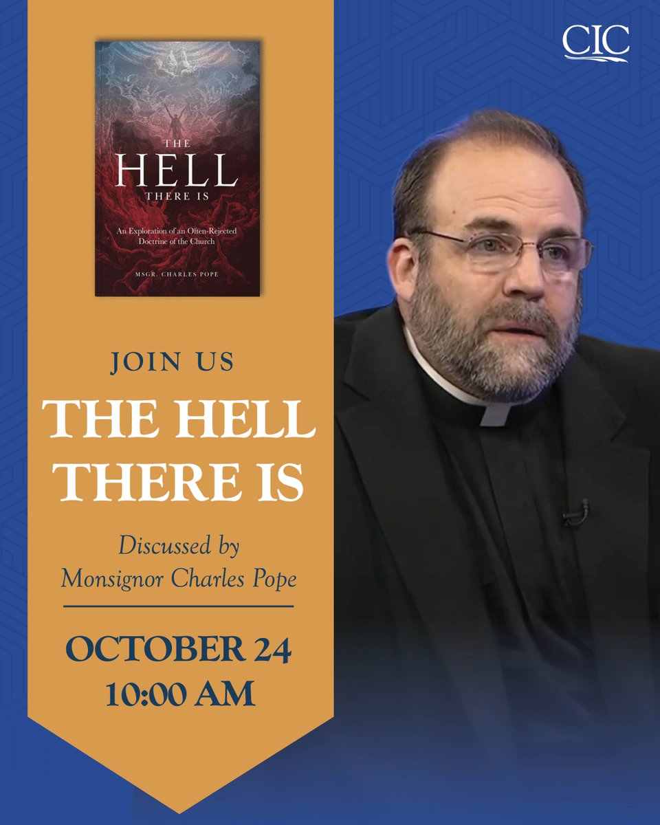 What is hell and what does it mean for how we live now?

Join us this Friday at the CIC for a morning lecture that will defend the doctrine of hell against doubters and skeptics.

☀️ Learn more &amp; RSVP: loom.ly/AnxvbOc