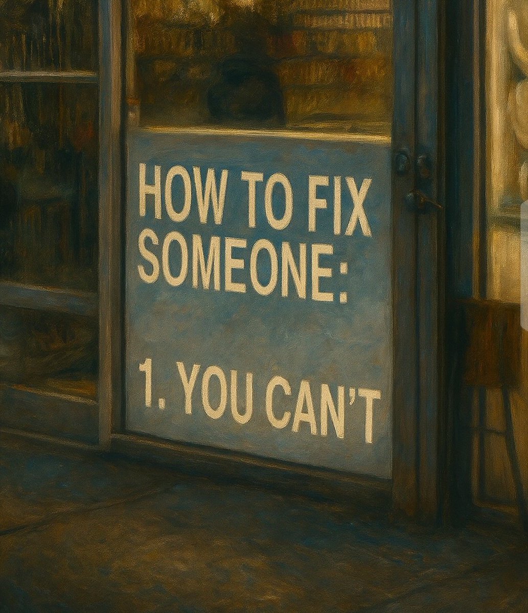 Fix yourself.