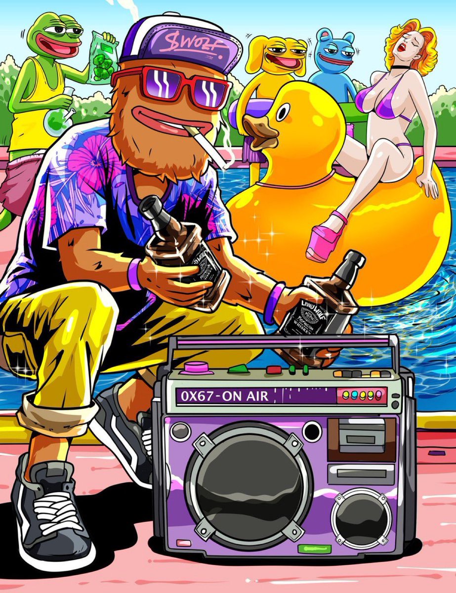 Gunna have to do $WOLF Raidio tomorrow night guys as I’ve got a stinking headache. 

Catch you tomorrow (Tuesday) 8pm uk time for the vibes!