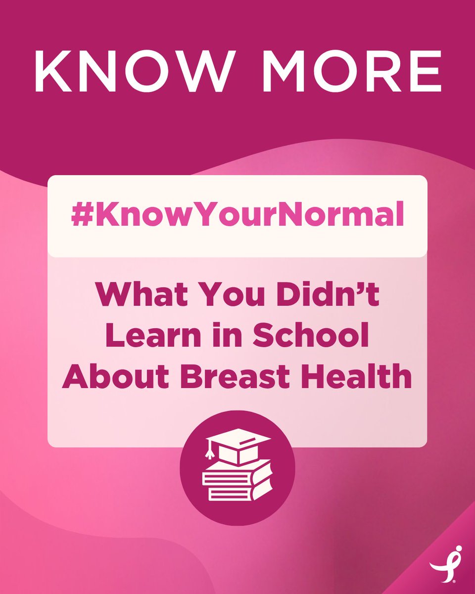 You didn’t miss this in health class. Breast health just wasn’t taught. Learn what’s normal for you, how your breasts change and how to track your baseline.

Read our latest blog and download our visual guide to better #KnowYourNormal:  bit.ly/47z2uyf