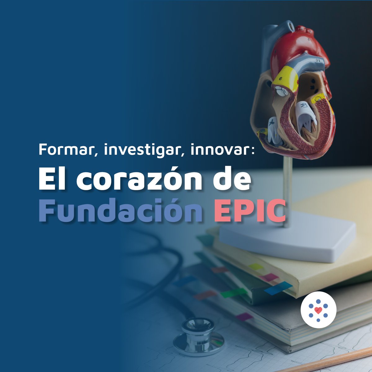 Formar. Investigar. Innovar 💙.
En Fundación EPIC, la educación continua de profesionales de la salud es clave para mejorar la cardiología intervencionista.
🌐 fundacionepic.org

#FundaciónEPIC #FormaciónMédica #CardiologíaIntervencionista