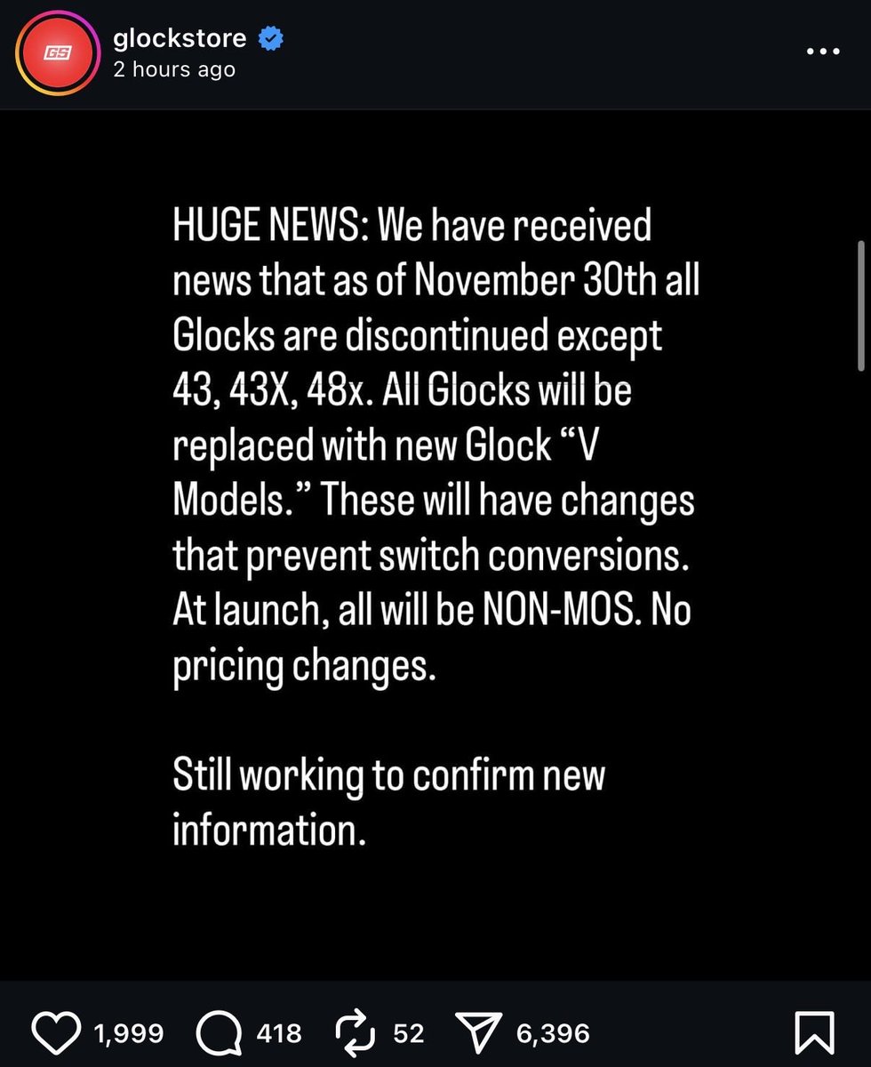 What’s going on over at Glock? Is this a California only thing?