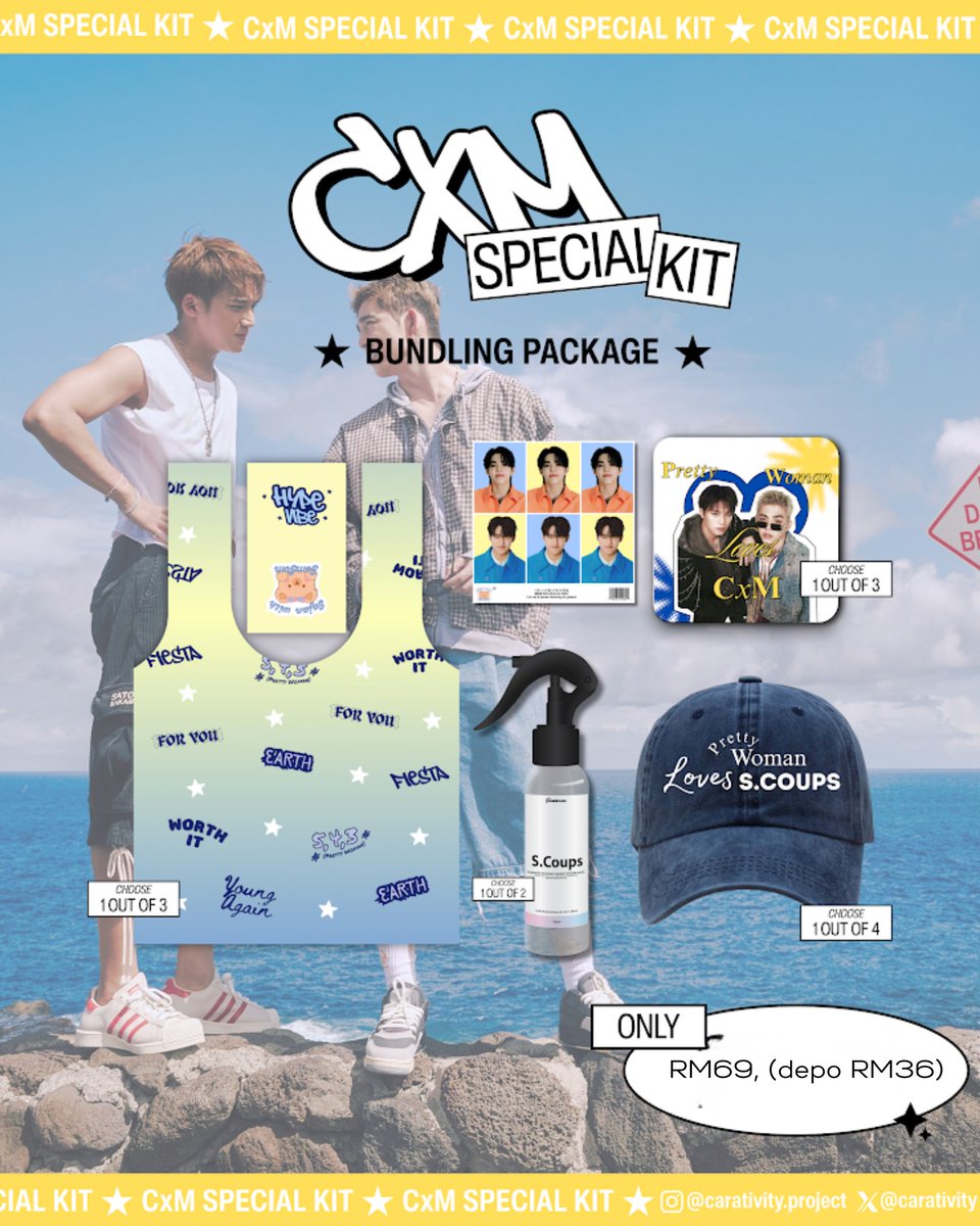 binglejells_'s tweet image. [🇲🇾 MY GO] CxM Special Kit by @carativity 

Doo: 25 oct, 10pm

— prices exc all fees
— depo payment needed first, rembal will be settled when orders are ready
— more catalogues in thread beloww
— DM to order !

#pasarsvt #pasarseventeen #pasarseventeenmy