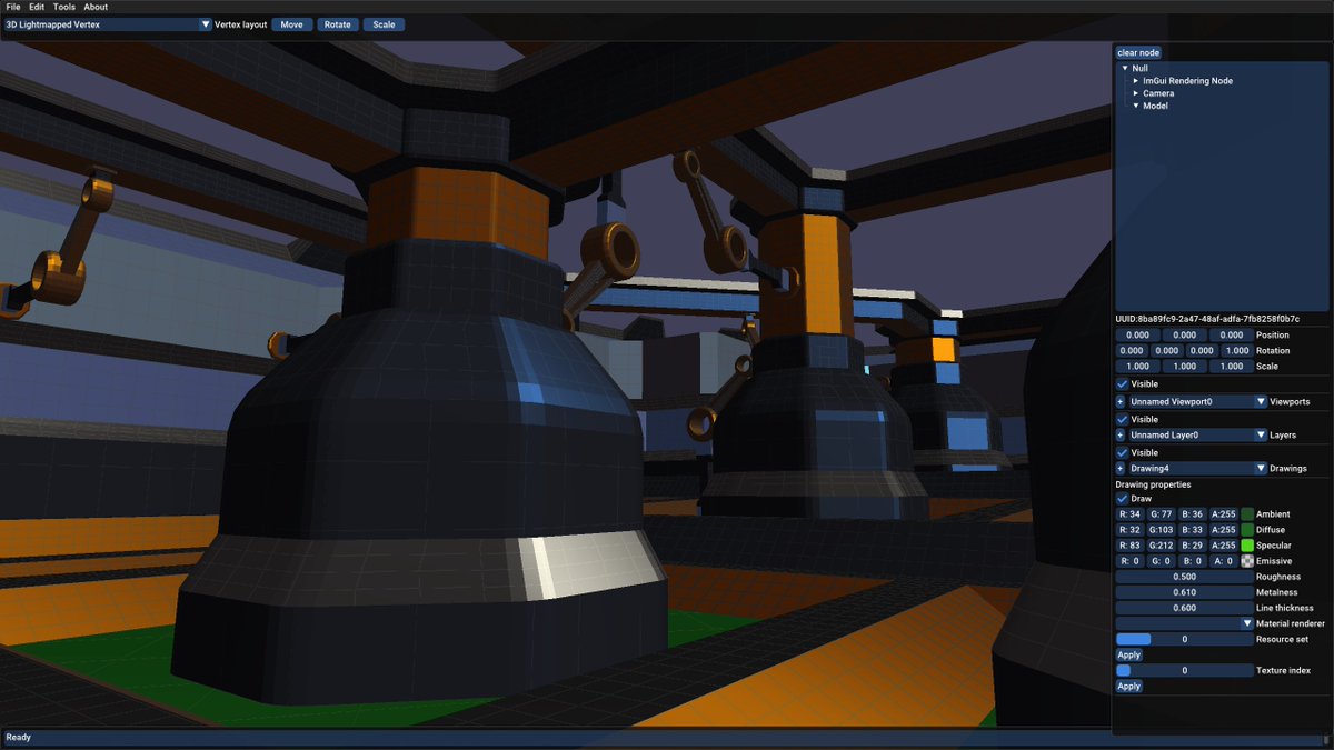 melficexd's tweet image. Soy yo, o esto empieza a tener un aspecto pro?... #VulkanAPI
#imGui
#EpsilonVerseEngine
#CustomEngine
