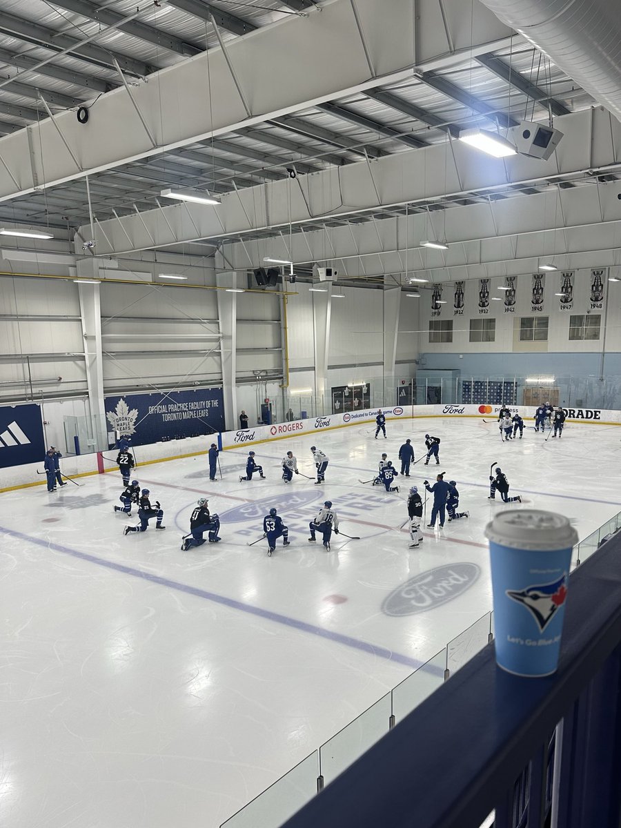 MapleLeafs's tweet photo. Monday morning coffee really hit today https://t.co/7NX3D9Rk8p