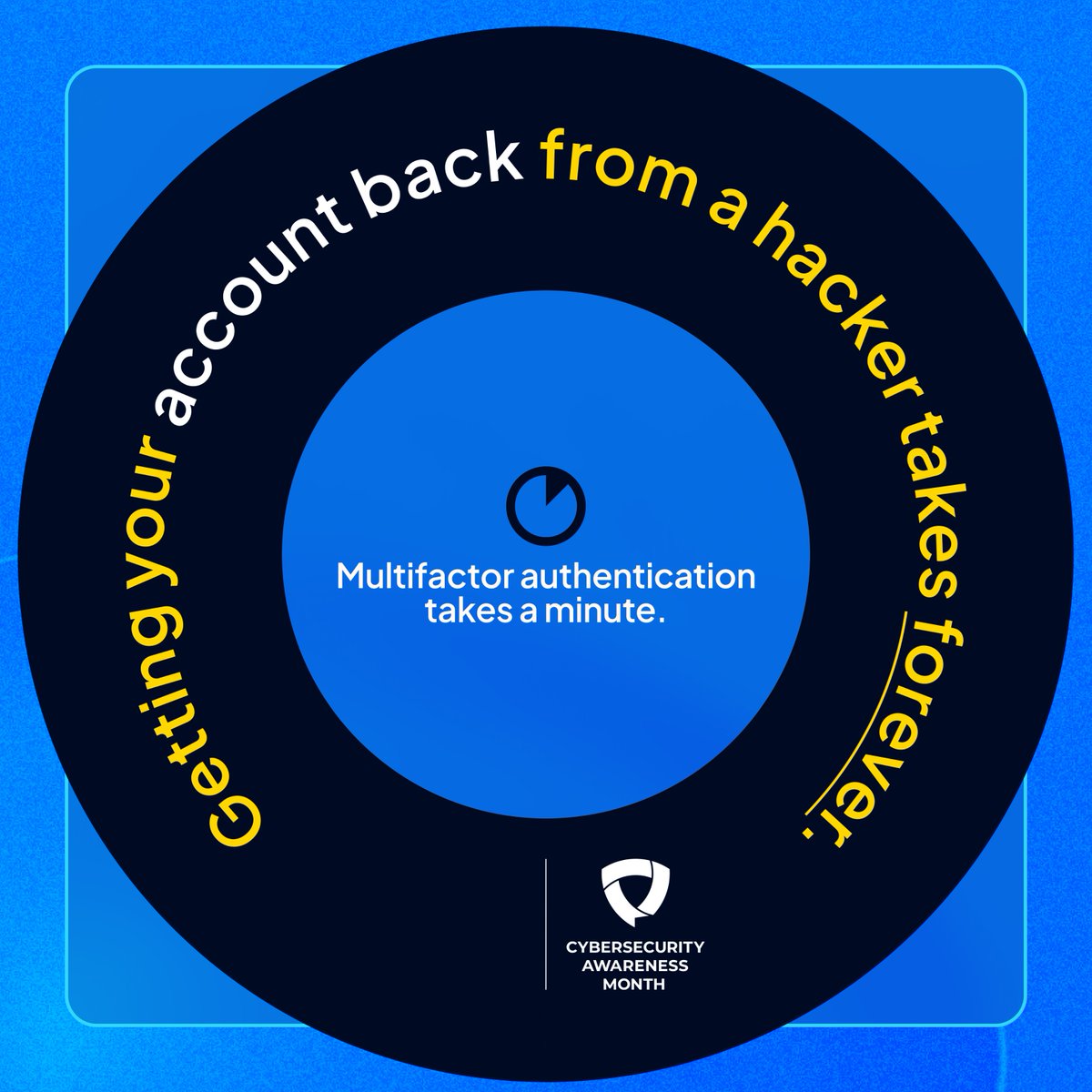 Cybersecurity is self-care. 💻
Turn on MFA ✅
Update software 🔄
Report scams 🚫
Small steps make a big difference this #CybersecurityAwarenessMonth. Protect yourself, protect your community. #StaySafeOnline