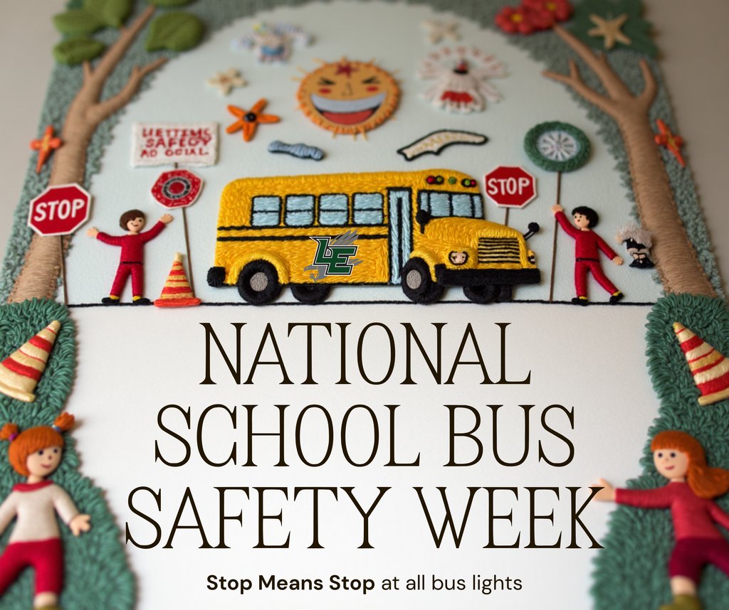 LulingISD's tweet image. 🚌 It’s National School Bus Safety Week! 

A huge THANK YOU to our amazing Luling ISD bus drivers who keep our students safe every day. 💚 Remember — safety starts with all of us: stay alert and follow bus safety rules!