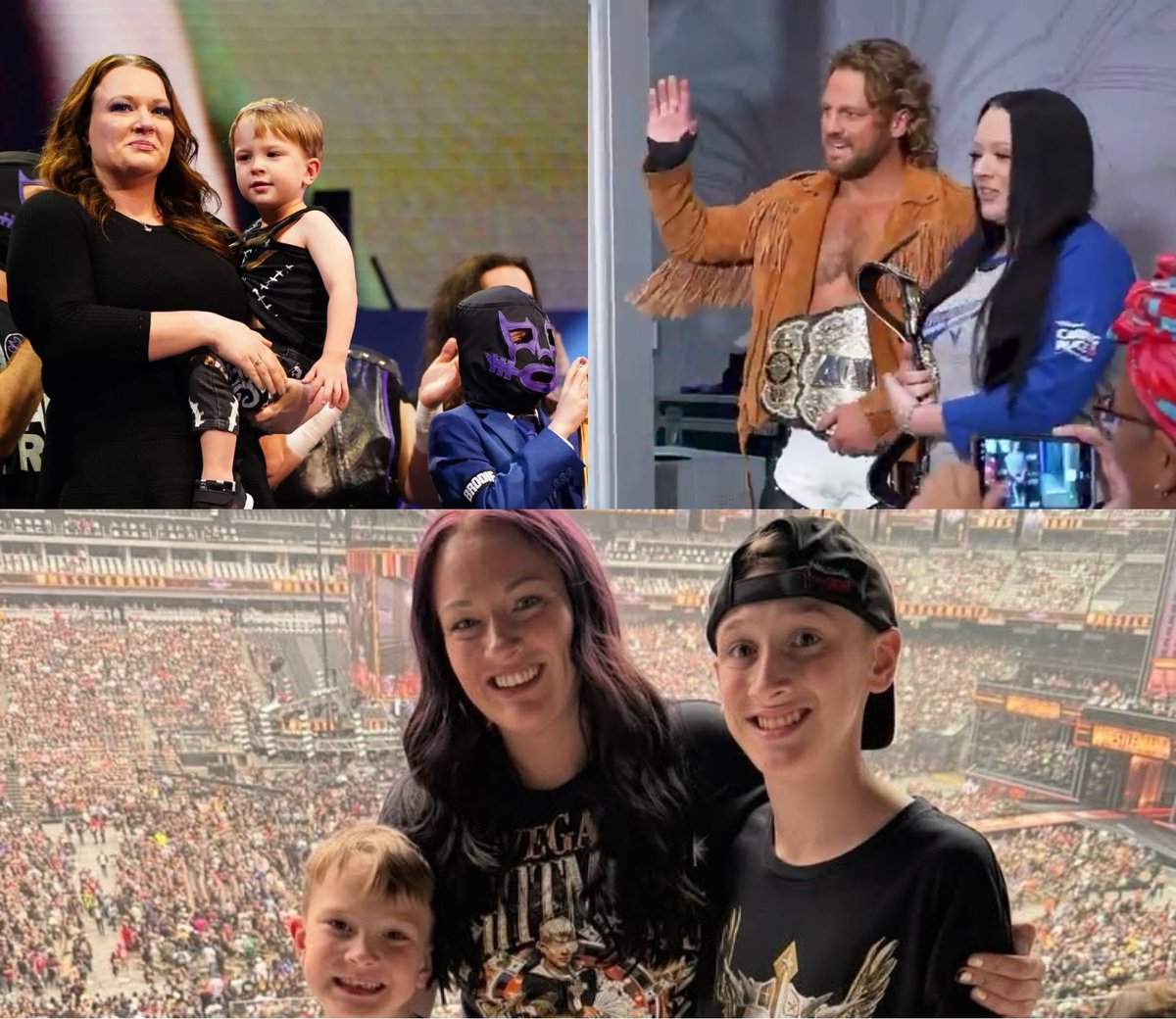 Amanda Huber appreciation tweet 
Deserves a lot more credit working behind the scenes at AEW and as a parent