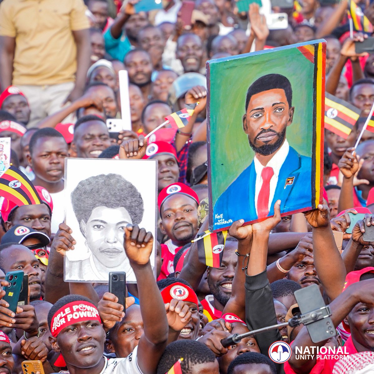 HEBobiwine's tweet photo. Not even the intimidation tactics by the regime Prime Minister could stop our great people of Kagadi and Kibaale districts from convening in large numbers to welcome our message of change. They have demonstrated the true spirit of resilience of Omukama Kabalega. Thank you Bunyoro. Kabalega leega!
#ProtestVoteUg2026 
#ANewUgandaNow
#PeoplePowerOurPower