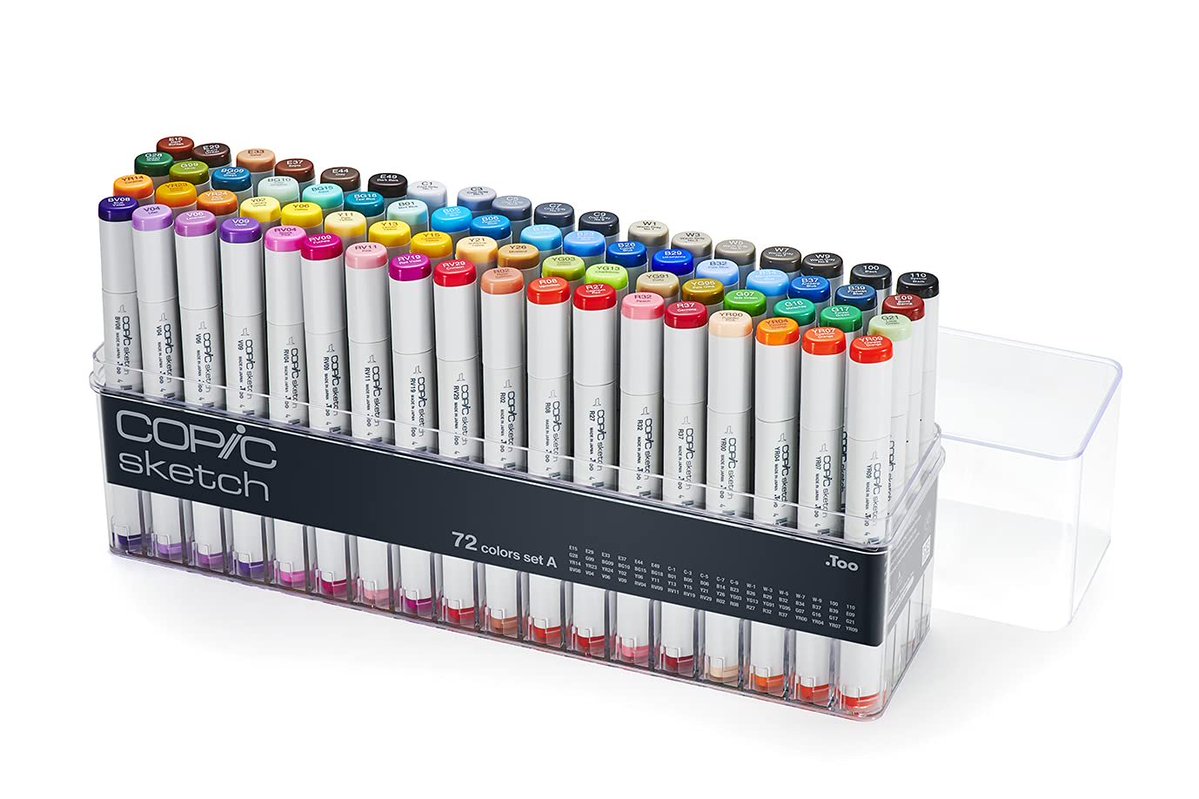 Artist canon event of desperately wanting this specific set of copic markers and then switching to digital when you're 15