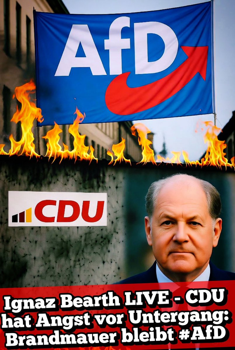 IgnazBearth's tweet image. Ignaz Bearth LIVE - CDU hat Angst vor Untergang: Brandmauer bleibt #AfD

🛑 DLive
dlive.tv/IgnazBearth

🛑 YouTube 
youtube.com/@ignazbearthsc…

🛑 Facebook 
facebook.com/profile.php?id…

🛑 X


🛑 GETTR LIVE
gettr.com/user/ignazbear…

IgnazBearth.com