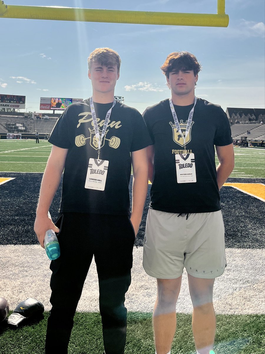 I had a great visit to <a href="/ToledoFB/">Toledo Football</a> on Saturday.  Thank you so much <a href="/ToledoQBs/">Robert Weiner</a> and <a href="/stantonweber/">Coach Stanton Weber</a> for spending time with me and having me as a guest.  Loved everything about the day and hope to be back soon!  <a href="/KingsmenFBall/">Penn Kingsmen Varsity Football</a> <a href="/AllenTrieu/">Allen Trieu</a> <a href="/Bryan_Ault/">Bryan Ault - Midwest Scout</a> <a href="/QBHitList/">QBHitList.com</a> <a href="/CoachGrig_NCSA/">Coach Grignon</a>