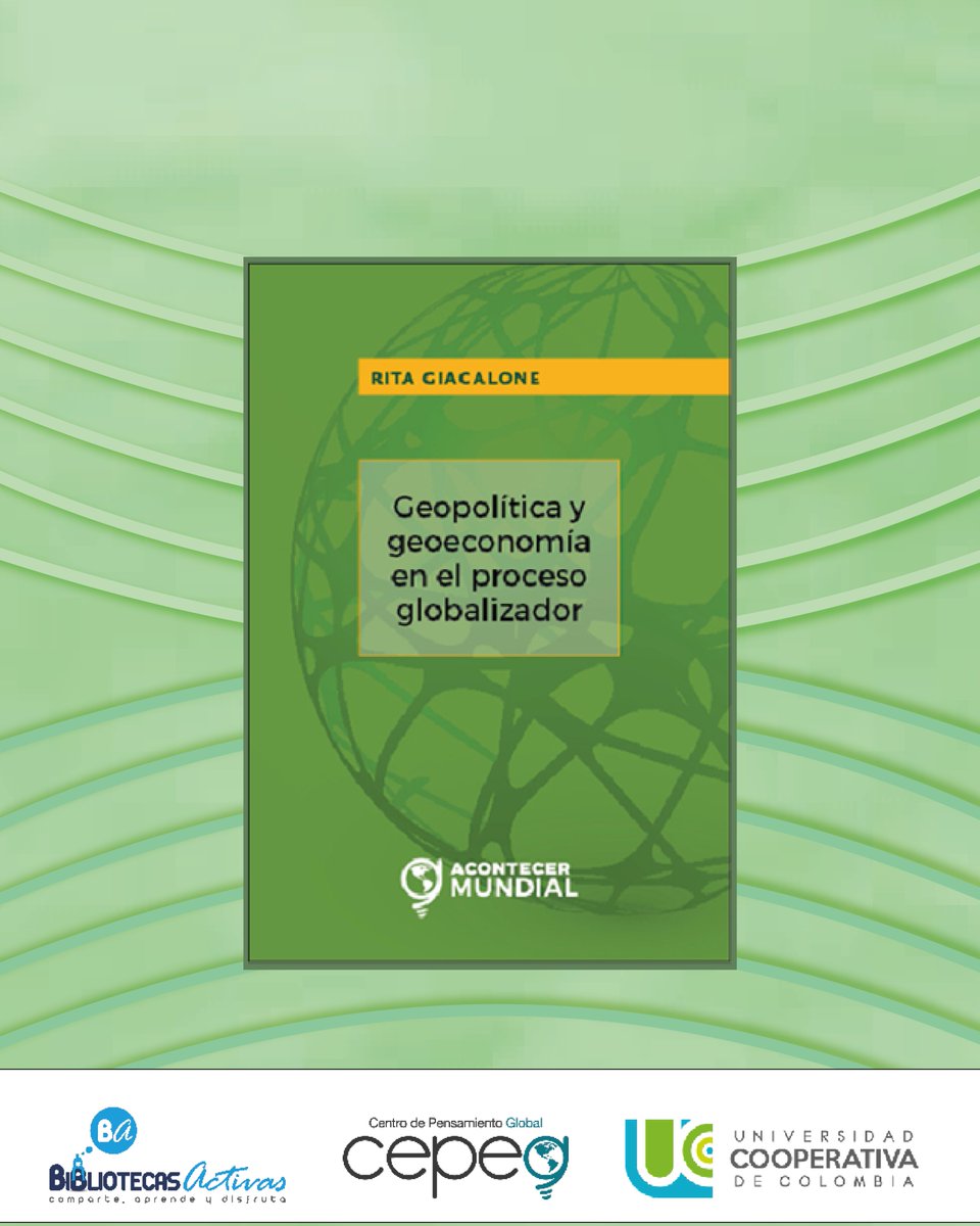 Cepeg_ucc's tweet photo. 🔮 Geopolítica y geoeconomía en el proceso globalizador es como abrir una cápsula del tiempo: lo que ayer parecía teoría, hoy es realidad pura.  Un libro que no solo explica el mundo… lo desnuda.  Conoce más en 👉 https://t.co/XJJI5J5tRN #Globalización https://t.co/oRSscWDU2V