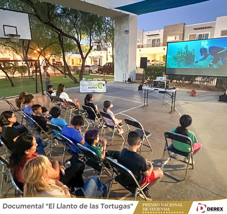 ¡Tarde de cine con nuestros vecinos! Tuvimos la oportunidad de ver el documental sonorense El Llanto de las Tortugas 🐢🐢. Compartir un mensaje poderoso de conservacion va muy alineado a nuestra filosofía, por eso agradecemos a #JacalitoFilms la exhibición de esta película en la