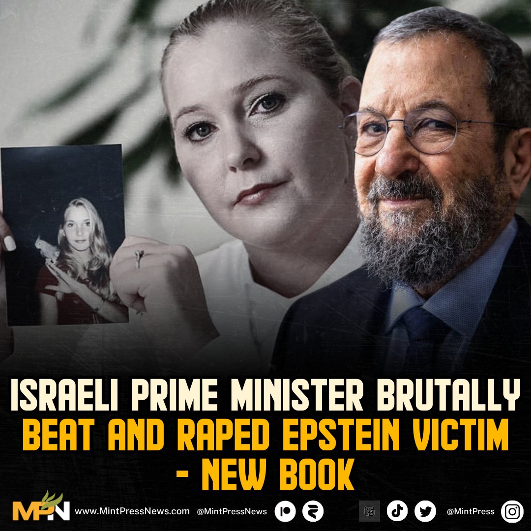 Virginia Giuffre, one of Jeffrey Epstein's most prominent victims, alleges in her upcoming memoir, that a "well-known prime minister" "savagely" beat and raped her, when she was just 18 years old. That prime minister was Ehud Barak of Israel.

"He repeatedly choked me until I