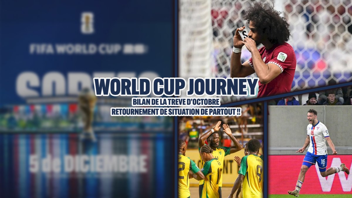 FeelUcey07's tweet image. 🚨NOUVELLE VIDEO🚨
World Cup Journey épisode 3, c'est parti.
On revient en vif sur la dernière session d'éliminatoire, avant la guerre de Novembre.
Dispo sur toutes les plateformes.
Hésitez pas à lâcher votre follow :)