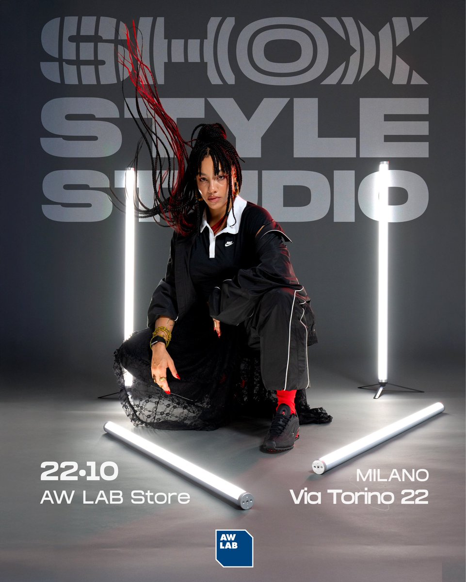 red_eye_world's tweet image. SAVE THE DATE — October 22
Experience SHOX STYLE STUDIO by #awlab x @nike: an immersive fashion lab where AI, style, and identity collide.
Milan, Via Torino 22. See you there.

#RedEyeMagazine #NikeShoxZ #ShoxStyleStudio