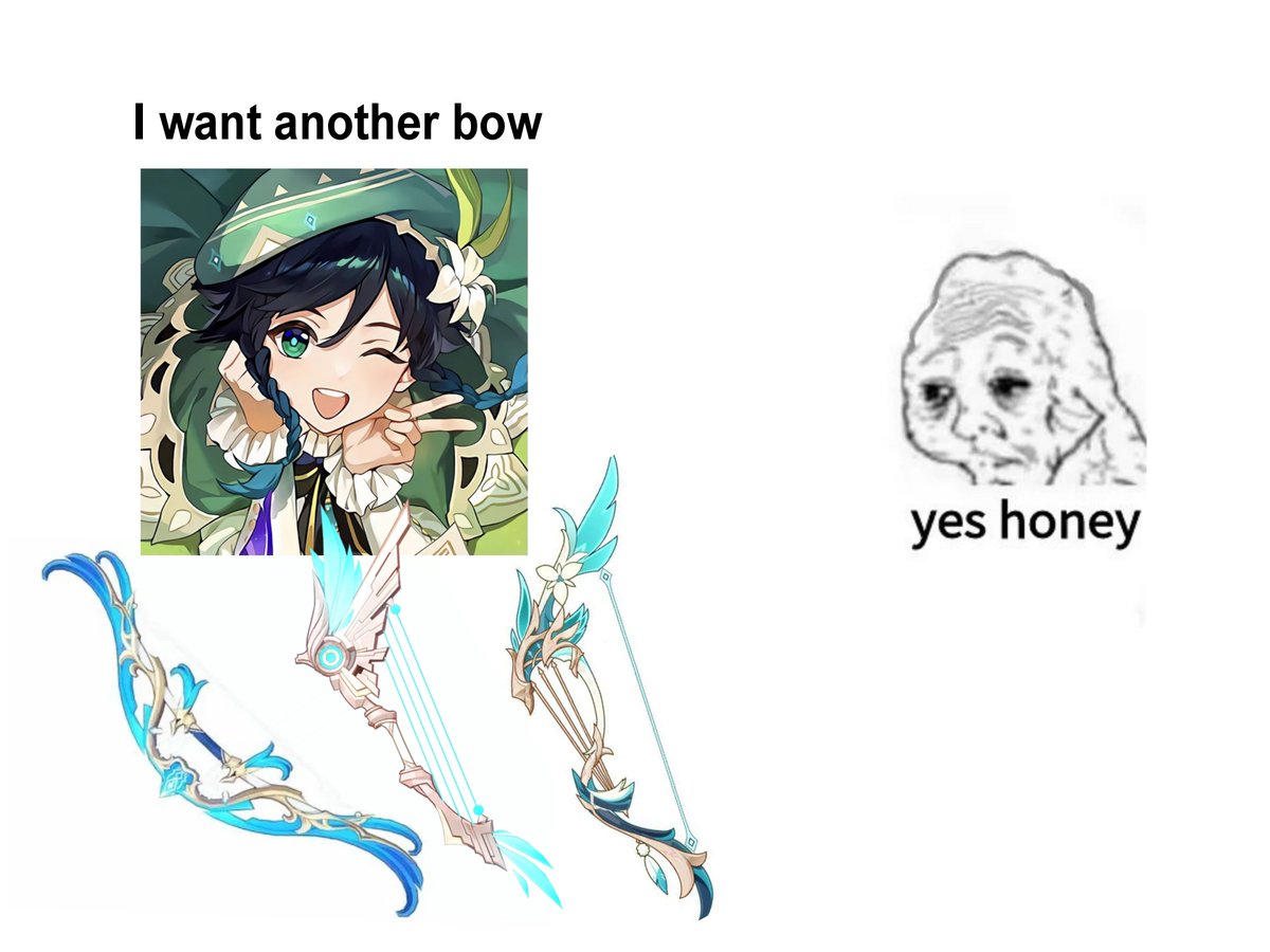That's gorgeous but I'm trying to save primos for characters wdym I have to forfeit all my material possesions to the weapon banner again wdymmm