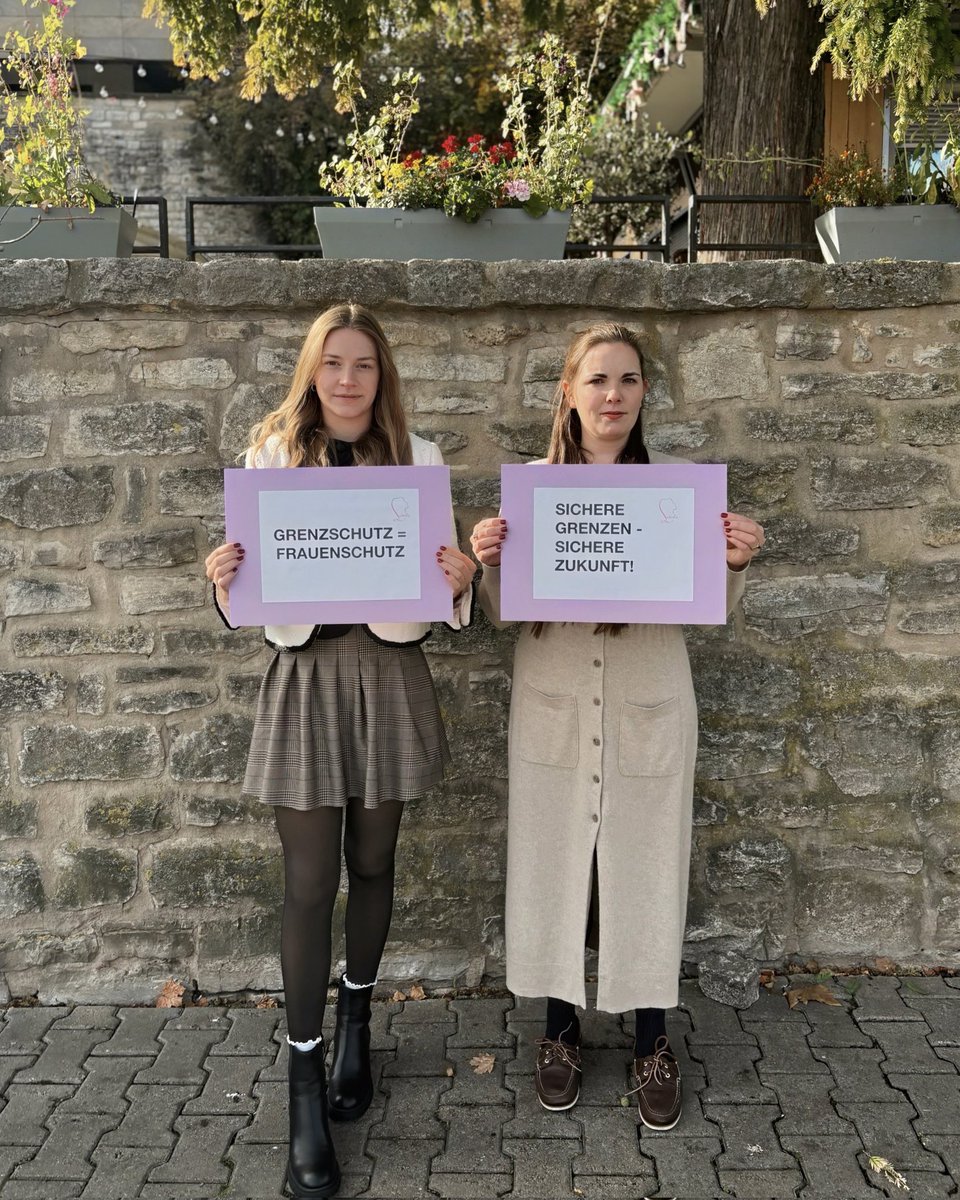 Sichere Grenzen - Sichere Zukunft! 

#frauenfürfrauen #lukreta #grenzschutz #Remigration