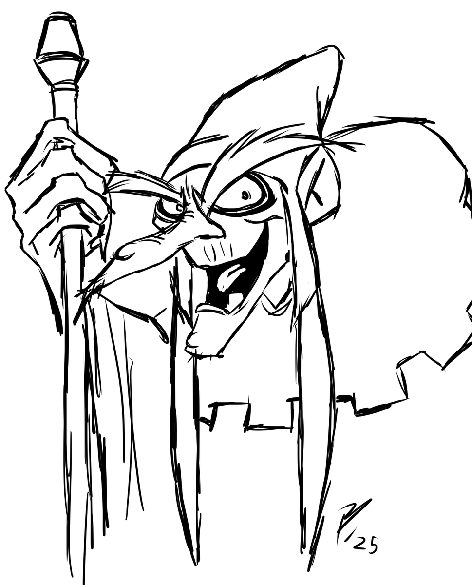 <a href="/toontober/">TOONTOBER</a> Days 16-18: Don Bluth
1980's - 1990's   

The dark wizard who captures a beautiful princess and comands a dragon in his lair

<a href="/toontober/">TOONTOBER</a>
#ToonTober #ToonTober2025