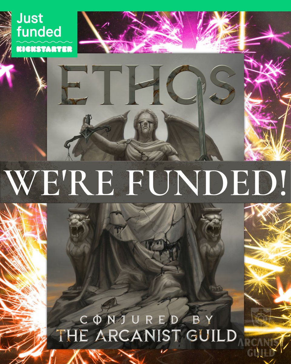 🔥FULLY FUNDED🔥

Thank you so much to all of our supporters!! 

Now it’s all about unlocking stretch goals and making ETHOS the absolute best it can be: bonus short stories, extra illustrations, sprayed edges, and so much more.

Keep the fire burning. We’ve only just begun.
