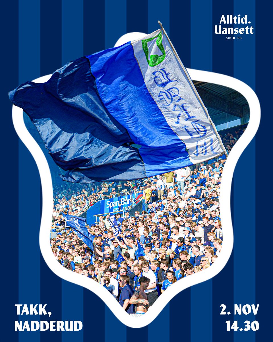 HOLD AV 2. NOVEMBER💙 Det blir utvidet Fanzone og pubtelt. Bjørnis, DJ Walkie og barneløp for de unge. Underholdning, taler og Stabæk-Lyn til dessert🔥

🎟️ Billettsalget åpner i morgen 12.00

Alt info her: stabak.no/nyheter/takk-n…