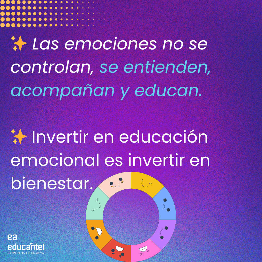 🥰En el marco del Mes de la Salud Mental, tenemos el agrado de compartir un nuevo curso en Educantel.
👉Educación emocional en la infancia
🧠Modalidad online y de acceso libre
🗓inscribite en educanet.antel.com.uy