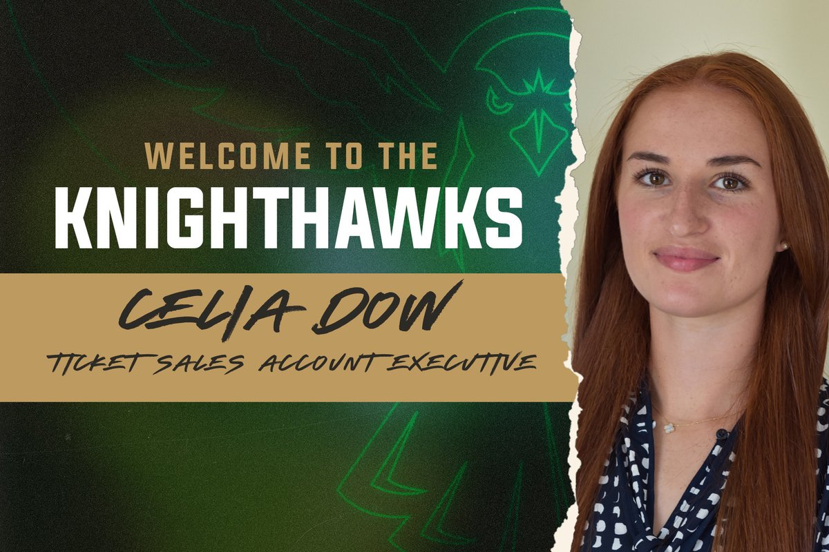 RocKnighthawks's tweet photo. 🚨 New Hire Alert! 🚨
Welcome Penfield native Celia Dow to the Rochester Knighthawks front office!

Celia joins us as a Ticket Sales Account Executive. 🥍 https://t.co/dbslA5MbD1