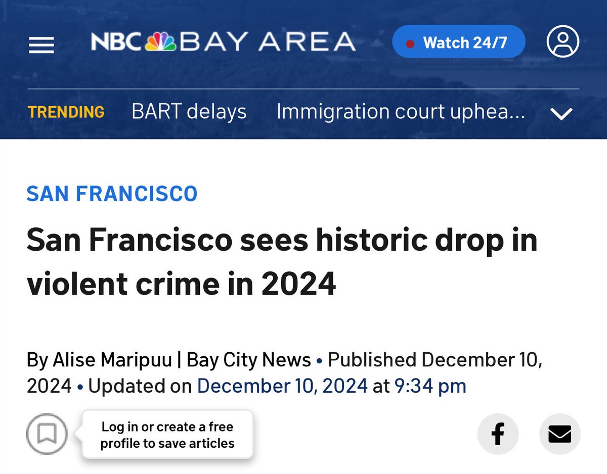 FACT CHECK: Donald Trump wasn’t even in office when crime started hitting historic lows.

Podcaster Dan has no idea what’s going on.