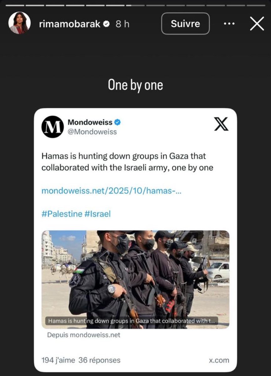 Irréel. Rima Hassan, députée représentant la France au Parlement européen, fait explicitement l’apologie des massacres de civils palestiniens menés par le Hamas.

Jusqu’à quand va-t-on tolérer, en toute impunité, ces incitations à la haine répétées de la part de la porte-parole