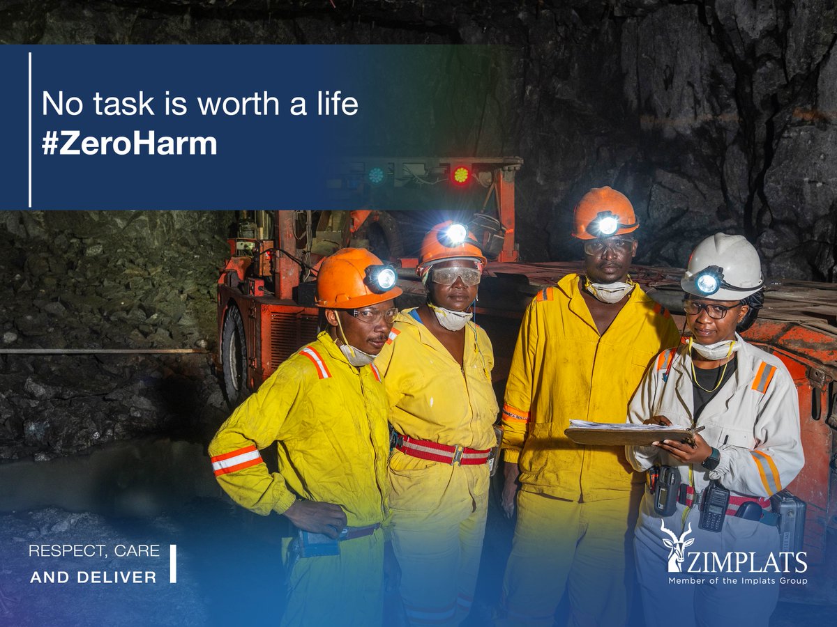 To us, safety isn't numbers on a chart. It's a promise to the father who wants to make it home, the daughter chasing her dreams, and the communities that trust us. One shift at a time, we choose life. #ZeroHarm #PeopleMatter #Zimplats