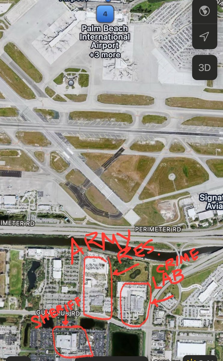 PoseyNoel's tweet photo. @GuntherEagleman On property ajoining or owned by the Sheriff’s dept forensic lab. Next to Army reserve &amp; across from sheriff dept. I’m sure @FBIDDBongino &amp; @FBIDirectorKash already know this.  I prefer reasonable explanations instead of performative panic. https://t.co/WDuhaz7ElZ